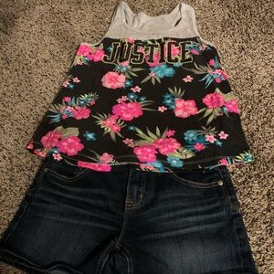Justice girls outfit